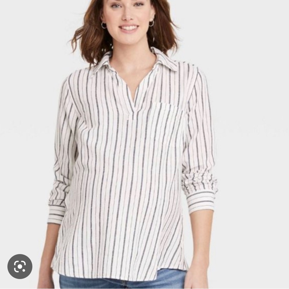 Maternity long sleeve shirt from target